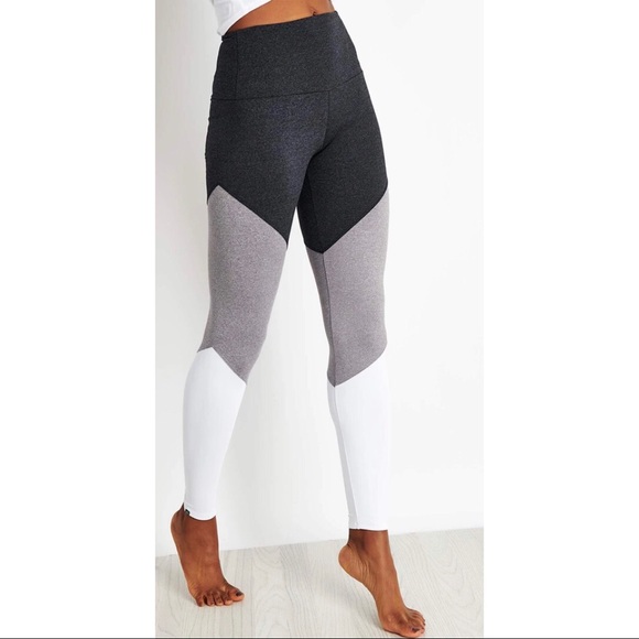 ONZIE HIGH WAISTED TRACK LEGGING IN SLATE - Picture 2 of 9